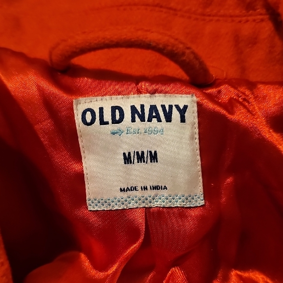 Old Navy Women's Vibrant Red Trench Coat, Medium - Picture 3 of 9